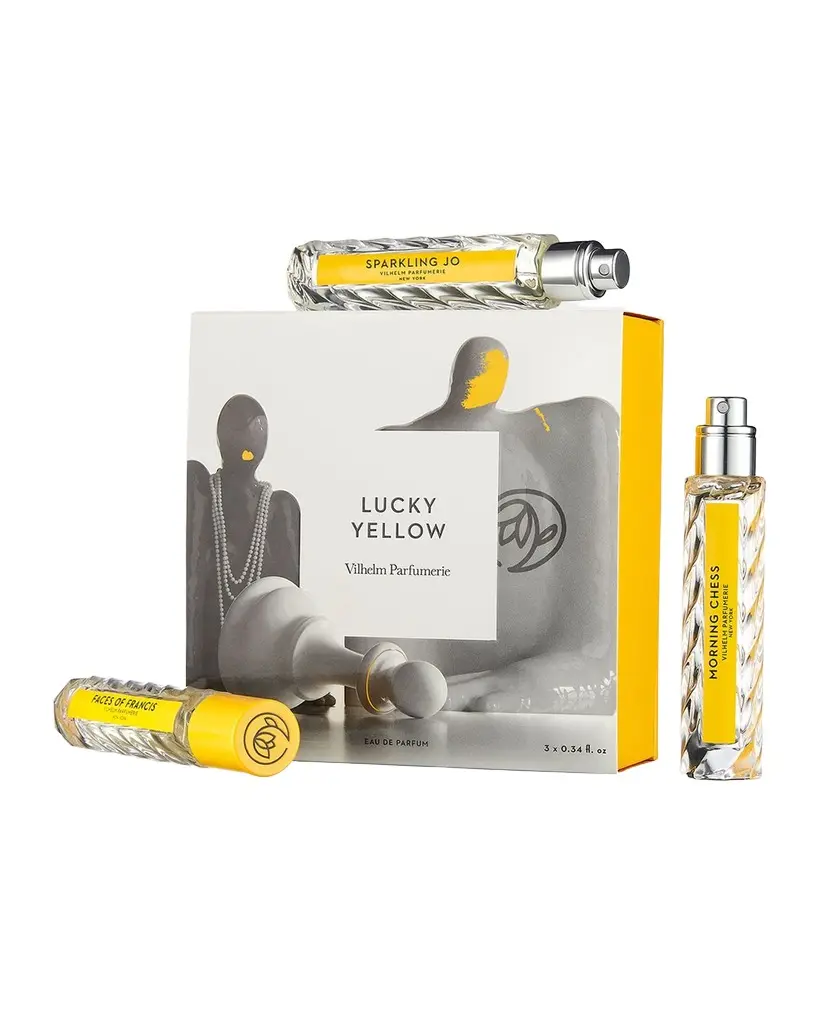 Vilhelm Parfumerie Lucky Yellow Eau de Parfum Set, 3 x 0.34 oz. | Image 1 Vilhelm Parfumerie Lucky Yellow Eau de Parfum Set, 3 x 0.34 oz. | Image 1