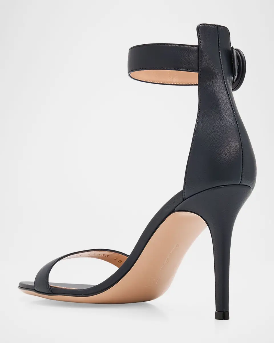 Gianvito Rossi 85mm Portofino Nappa Leather Ankle-Strap Sandals | Thumbnail 3 Gianvito Rossi 85mm Portofino Nappa Leather Ankle-Strap Sandals | Thumbnail 3
