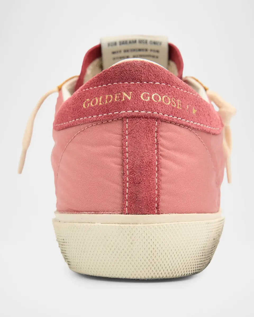 Golden Goose Super-Star Nylon and Suede Low-Top Sneakers | Thumbnail 5