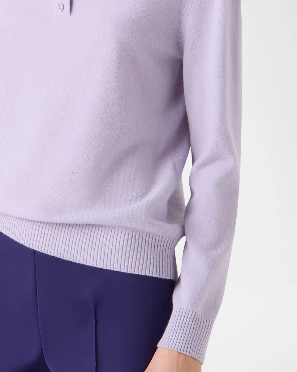 Akris Cashmere Knit Polo Sweater | Thumbnail 5