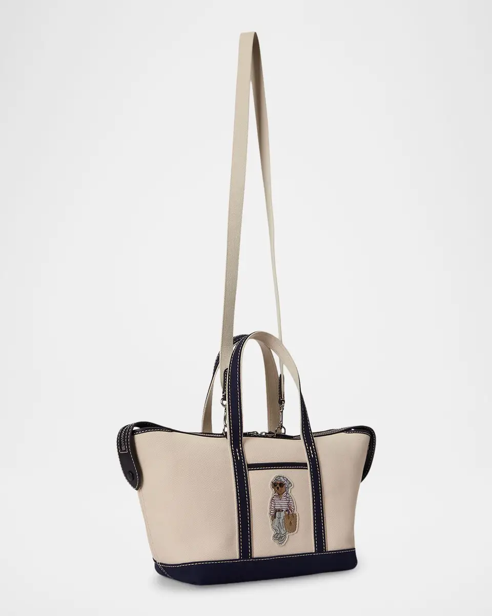 Polo Ralph Lauren Polo Bear Canvas Shopper Tote Bag | Thumbnail 5 Polo Ralph Lauren Polo Bear Canvas Shopper Tote Bag | Thumbnail 5