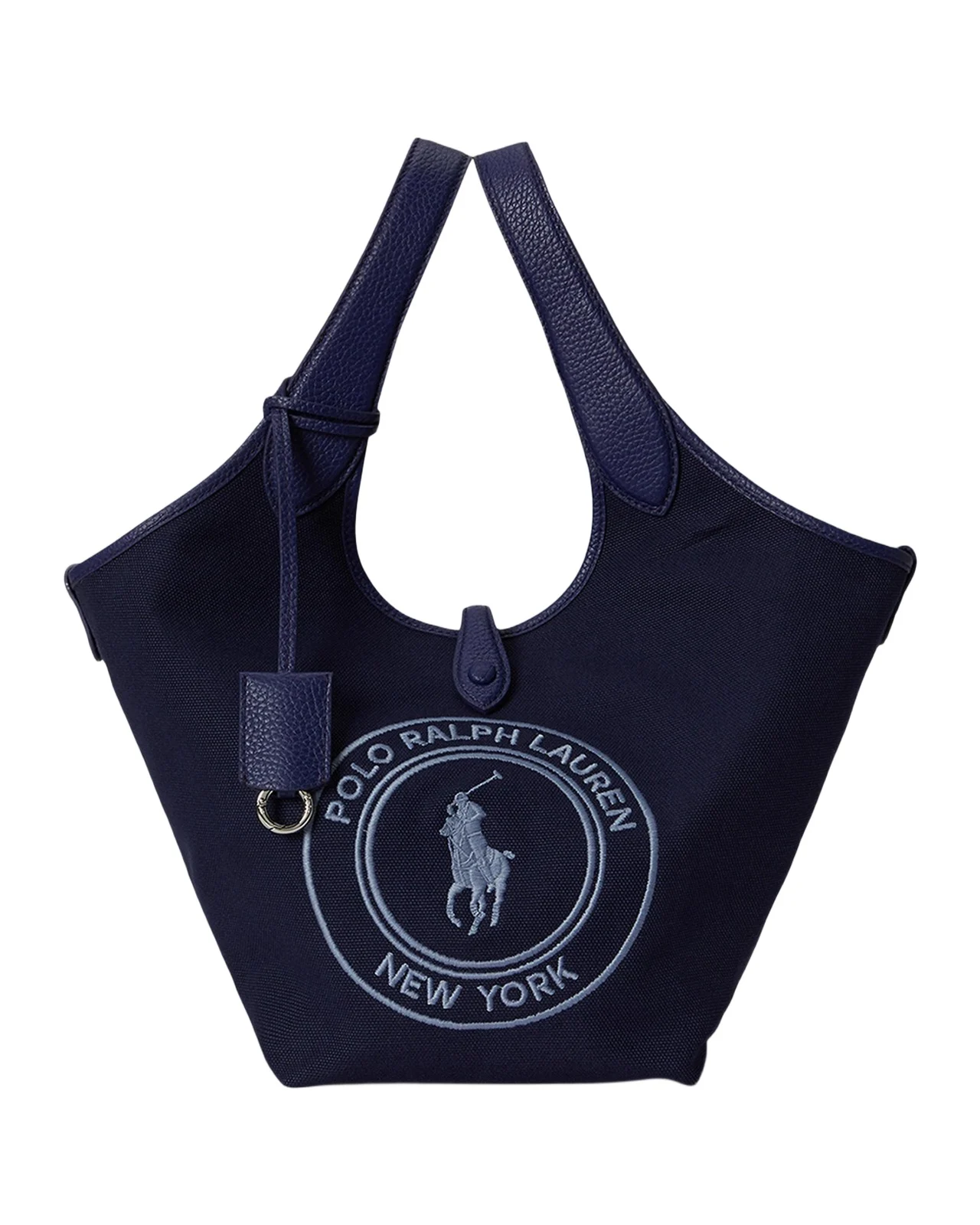 Polo Play Medium Crest Canvas Tote Bag Polo Play Medium Crest Canvas Tote Bag