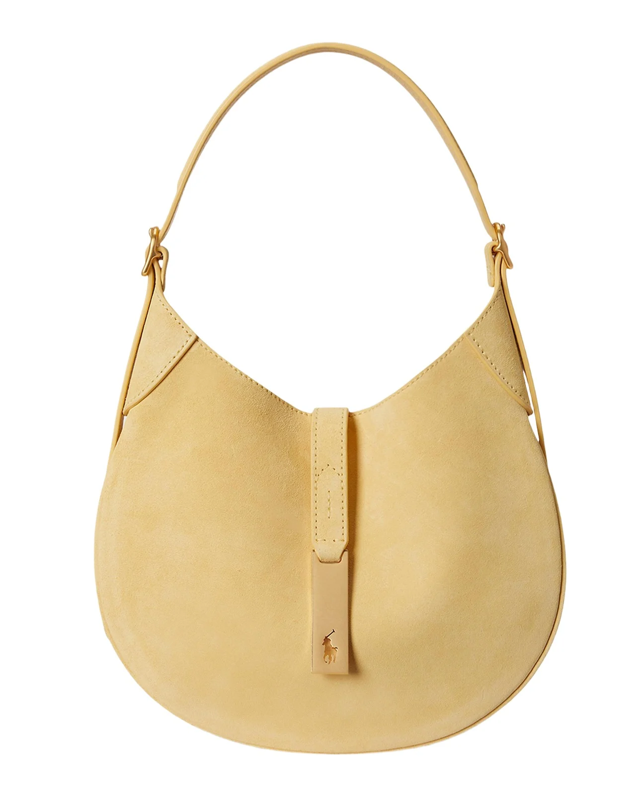 Polo ID Suede Small Shoulder Bag