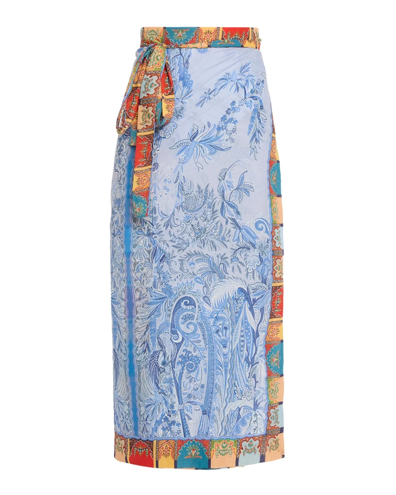 Etro Paisley Wrap Midi Skirt Coverup | Thumbnail 1 Etro Paisley Wrap Midi Skirt Coverup | Thumbnail 1