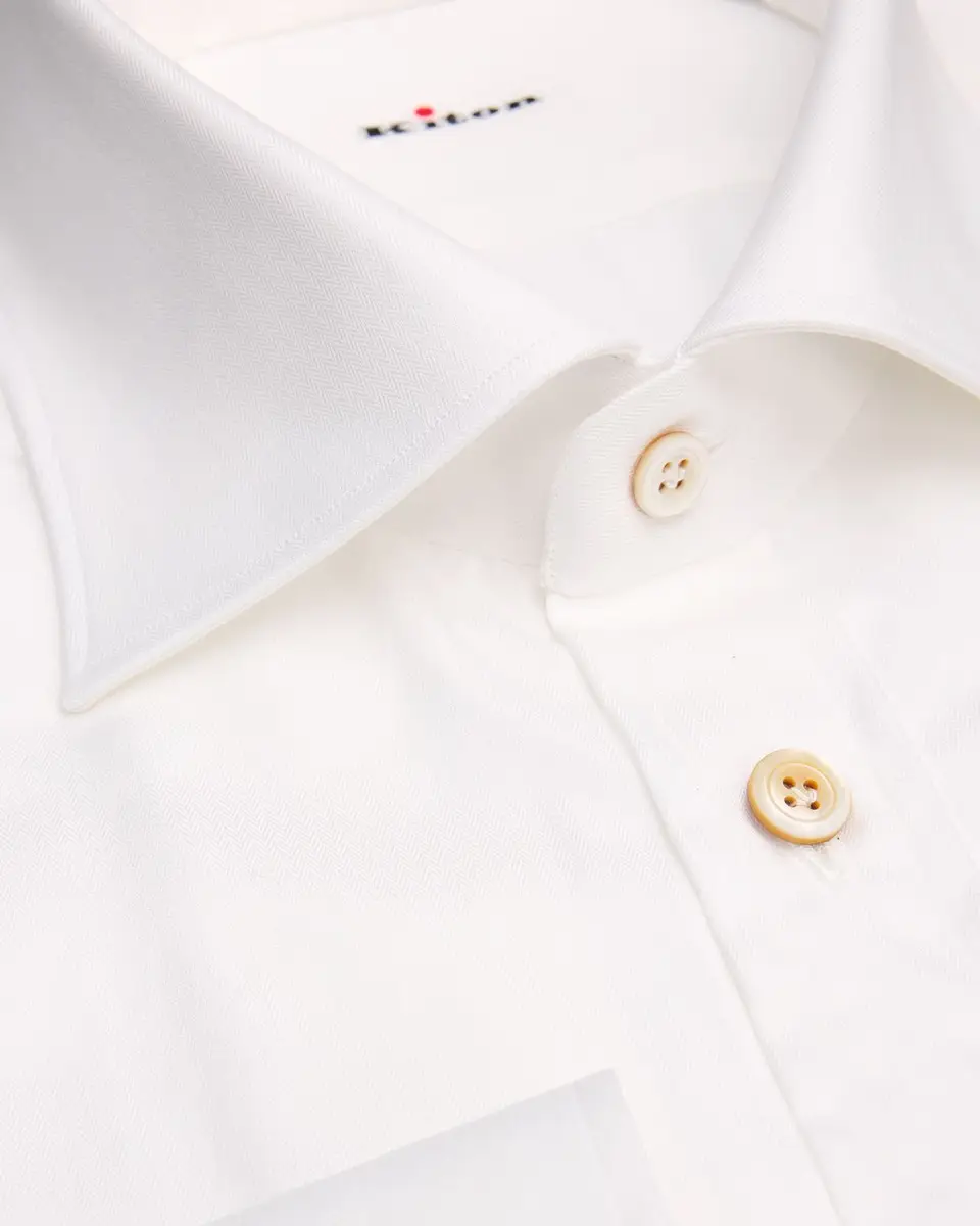 Kiton Men's Cotton Dress Shirt | Thumbnail 2 Kiton Men's Cotton Dress Shirt | Thumbnail 2