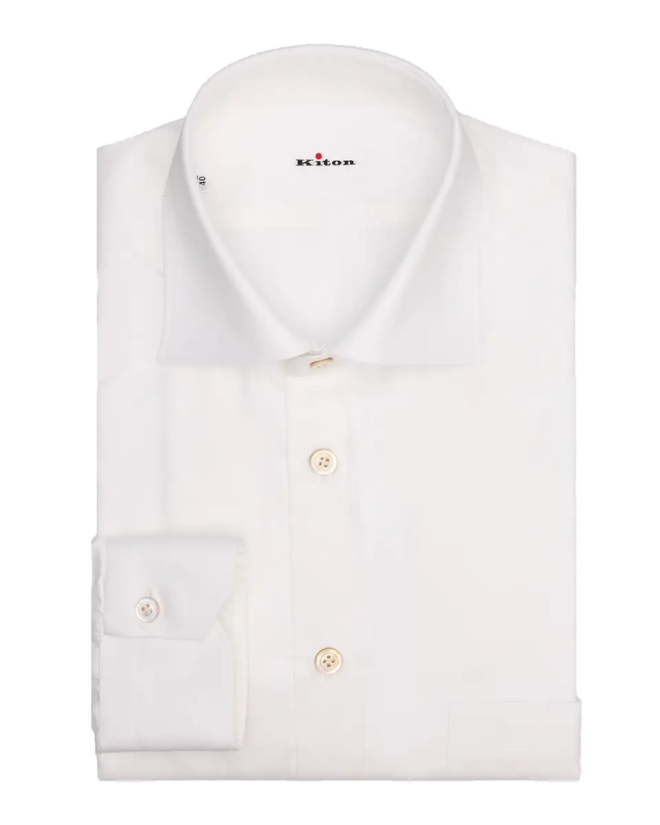 Kiton Men's Cotton Dress Shirt | Thumbnail 3 Kiton Men's Cotton Dress Shirt | Thumbnail 3