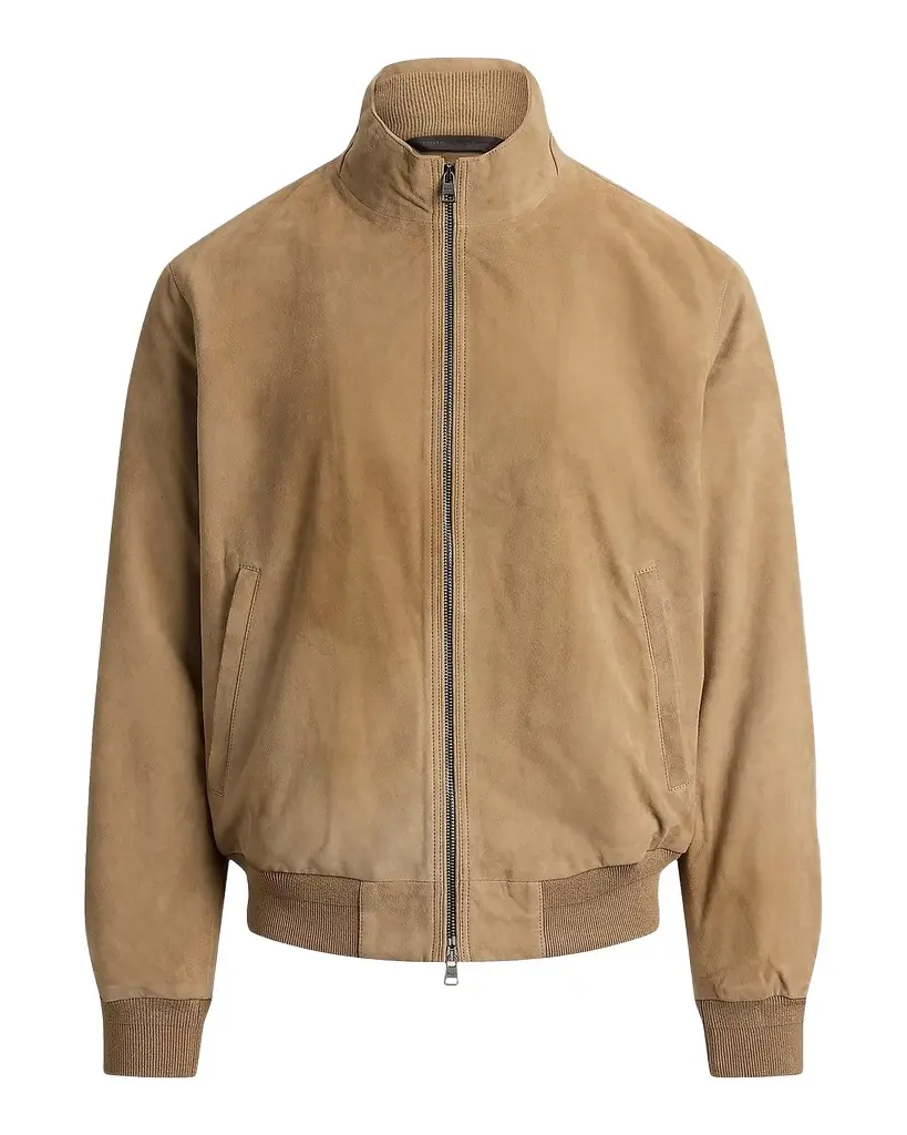 Polo Ralph Lauren Men's The Charleton Suede Jacket | Image 1 Polo Ralph Lauren Men's The Charleton Suede Jacket | Image 1