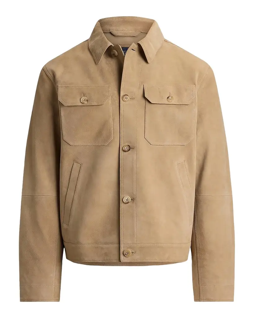 Polo Ralph Lauren Men's The Ashdale Suede Shirt Jacket | Image 1 Polo Ralph Lauren Men's The Ashdale Suede Shirt Jacket | Image 1