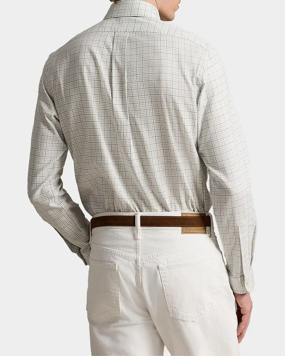 Polo Ralph Lauren Men's Classic Fit Tattersall Twill Sport Shirt | Thumbnail 4 Polo Ralph Lauren Men's Classic Fit Tattersall Twill Sport Shirt | Thumbnail 4