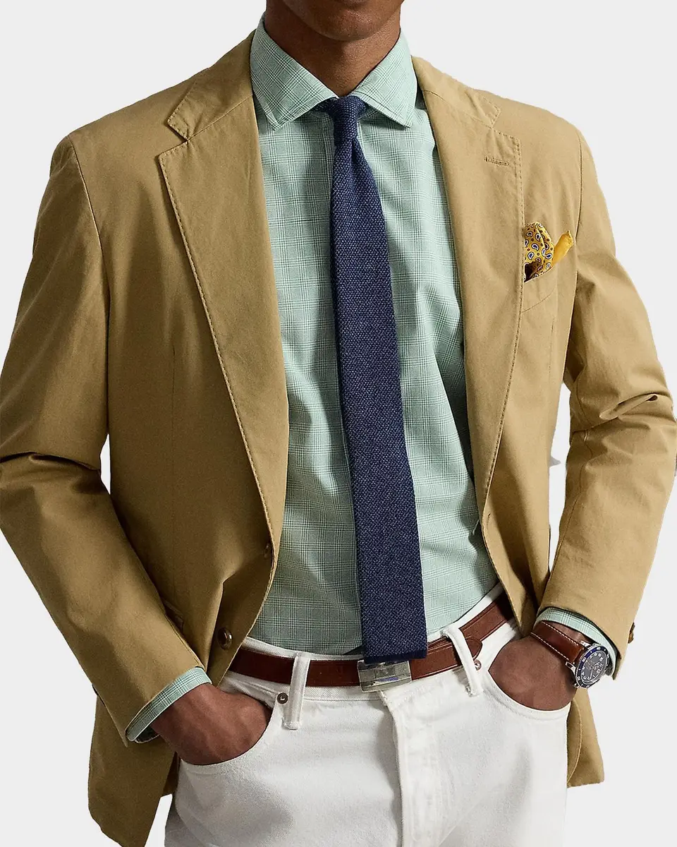 Polo Ralph Lauren Men's Classic Fit Glen Plaid Poplin Sport Shirt | Thumbnail 6 Polo Ralph Lauren Men's Classic Fit Glen Plaid Poplin Sport Shirt | Thumbnail 6