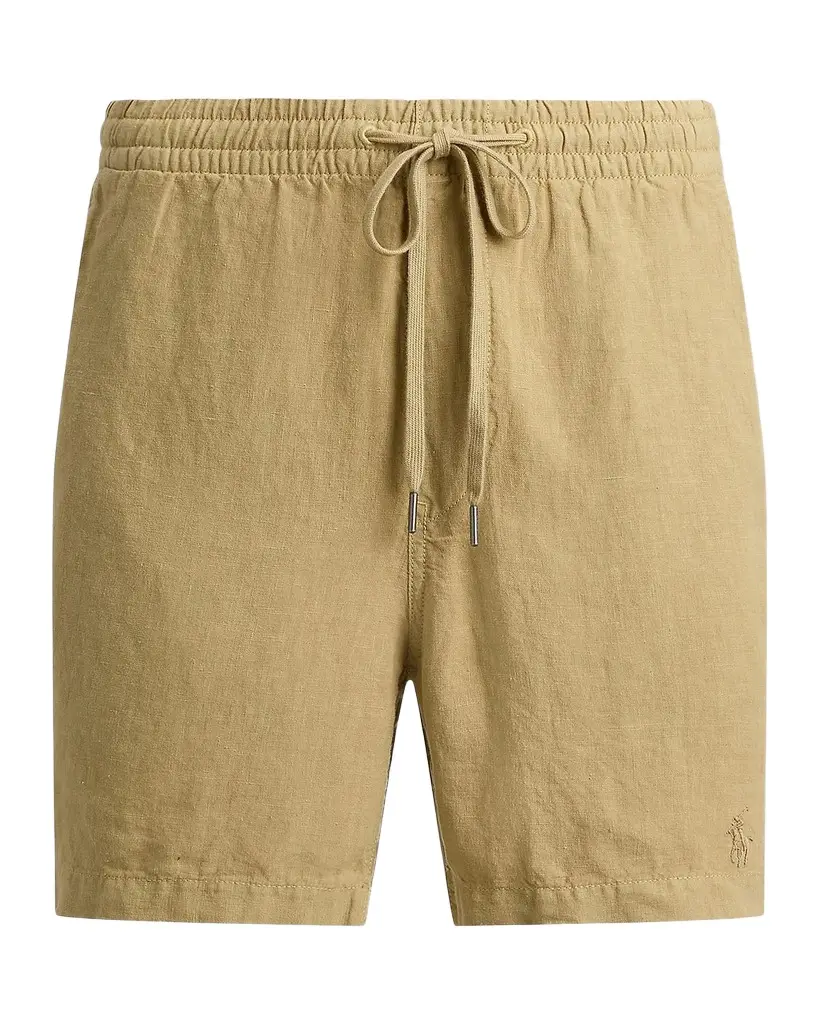 Polo Ralph Lauren Men's Lateef Classic Fit Linen Shorts, 6" Inseam | Image 1 Polo Ralph Lauren Men's Lateef Classic Fit Linen Shorts, 6" Inseam | Image 1