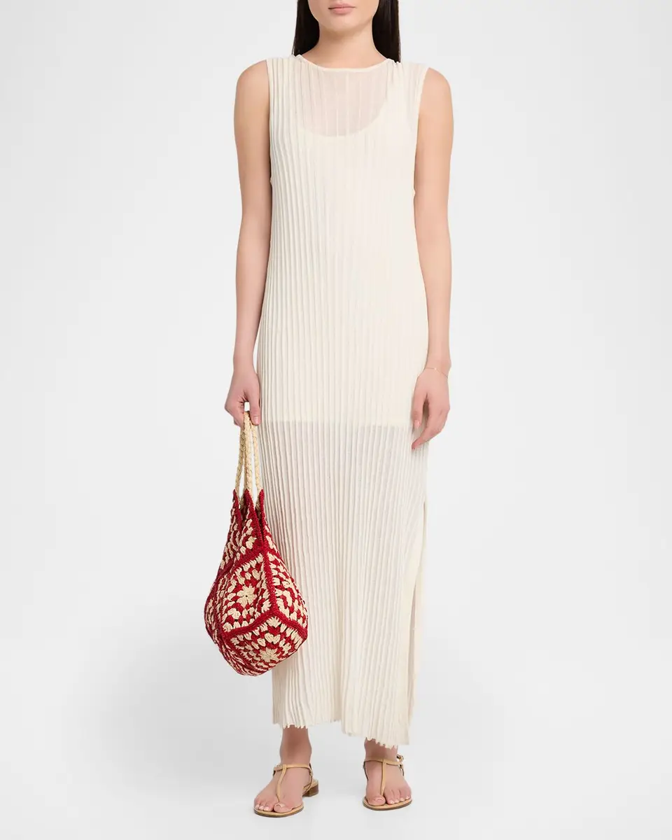BTB Los Angeles Stormi Woven Raffia Tote Bag | Thumbnail 5