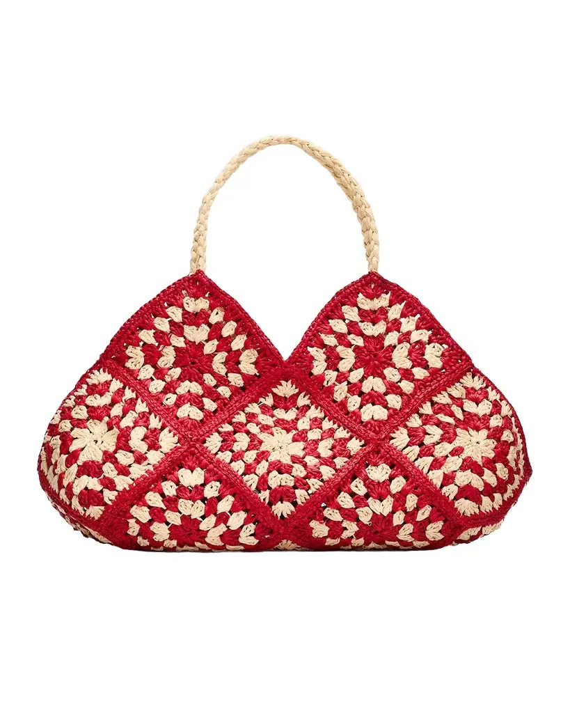 BTB Los Angeles Stormi Woven Raffia Tote Bag | Image 1 BTB Los Angeles Stormi Woven Raffia Tote Bag | Image 1
