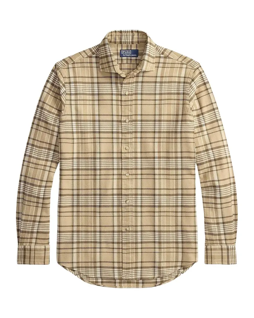 Polo Ralph Lauren Men's Classic Fit Plaid Flannel Button-Down Shirt | Image 1 Polo Ralph Lauren Men's Classic Fit Plaid Flannel Button-Down Shirt | Image 1