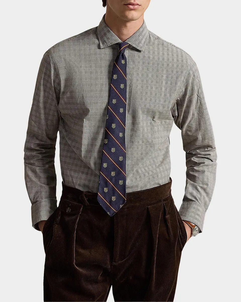 Polo Ralph Lauren Men's Classic Fit Glen Plaid Poplin Sport Shirt | Thumbnail 4 Polo Ralph Lauren Men's Classic Fit Glen Plaid Poplin Sport Shirt | Thumbnail 4