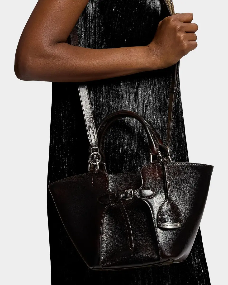 Ralph Lauren Collection The Ralph Distressed Leather Mini Tote | Thumbnail 2 Ralph Lauren Collection The Ralph Distressed Leather Mini Tote | Thumbnail 2