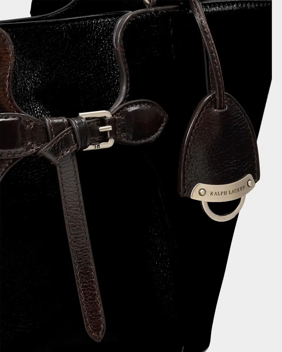 Ralph Lauren Collection The Ralph Distressed Leather Mini Tote | Thumbnail 5 Ralph Lauren Collection The Ralph Distressed Leather Mini Tote | Thumbnail 5