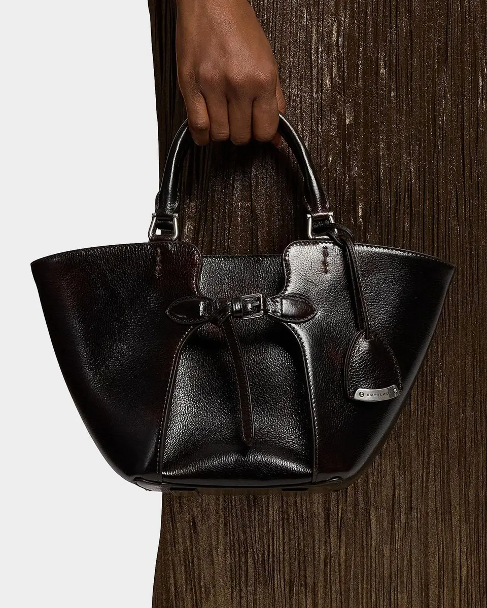 Ralph Lauren Collection The Ralph Distressed Leather Mini Tote | Thumbnail 6 Ralph Lauren Collection The Ralph Distressed Leather Mini Tote | Thumbnail 6