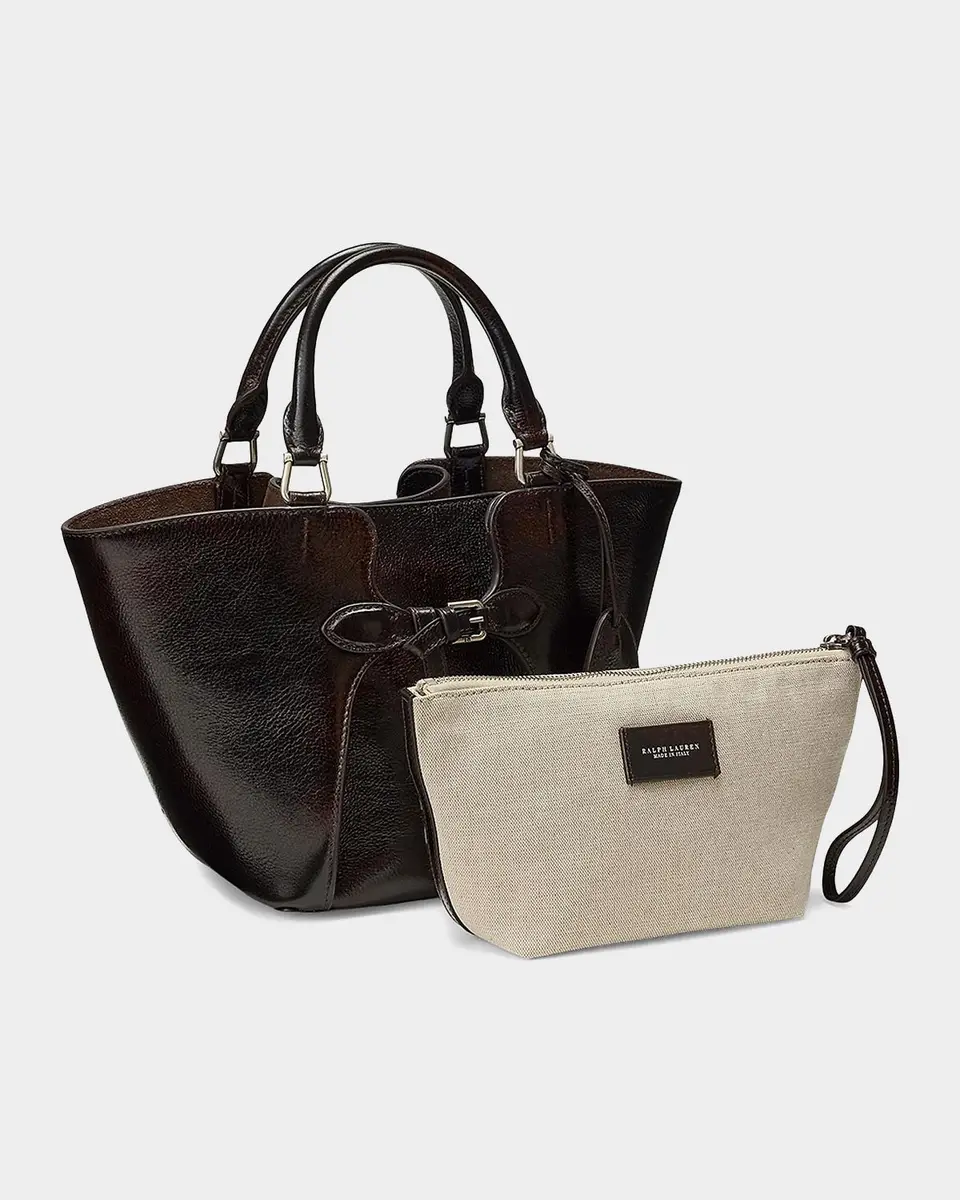 Ralph Lauren Collection The Ralph Distressed Leather Mini Tote | Thumbnail 7 Ralph Lauren Collection The Ralph Distressed Leather Mini Tote | Thumbnail 7