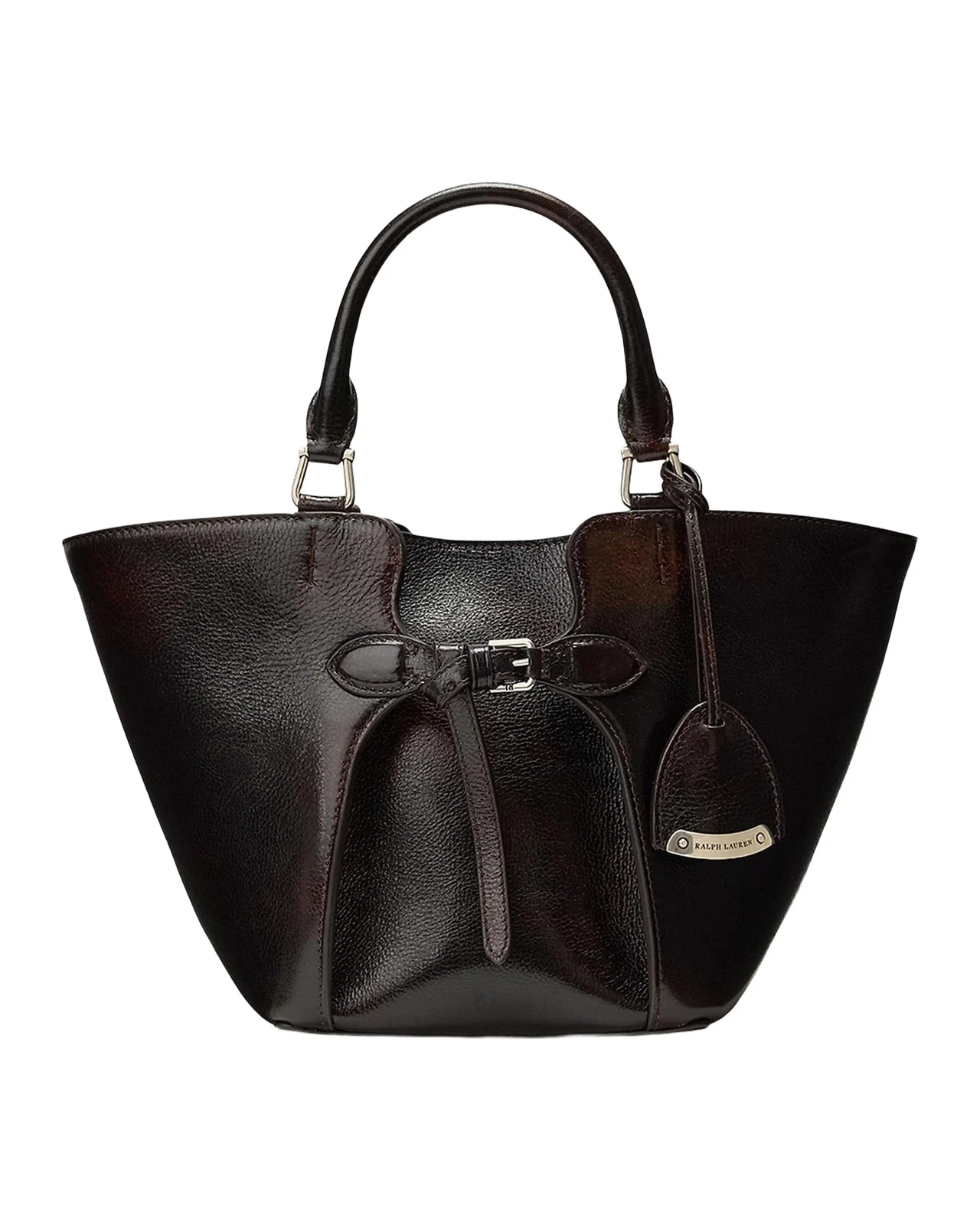 Ralph Lauren Collection The Ralph Distressed Leather Mini Tote