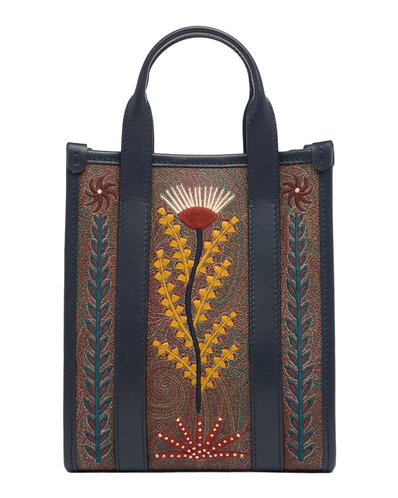 Etro Arnica Extra-Small Paisley Top Handle Bag