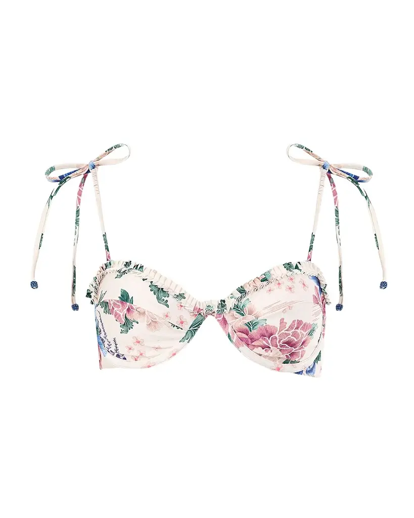 Agua Bendita Radical Sunrise Madelyn Ivy Underwire Bikini Top | Image 1 Agua Bendita Radical Sunrise Madelyn Ivy Underwire Bikini Top | Image 1