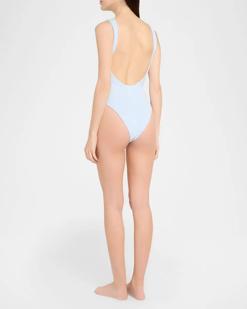 Hunza G Square-Neck One-Piece Swimsuit | Thumbnail 2 Hunza G Square-Neck One-Piece Swimsuit | Thumbnail 2