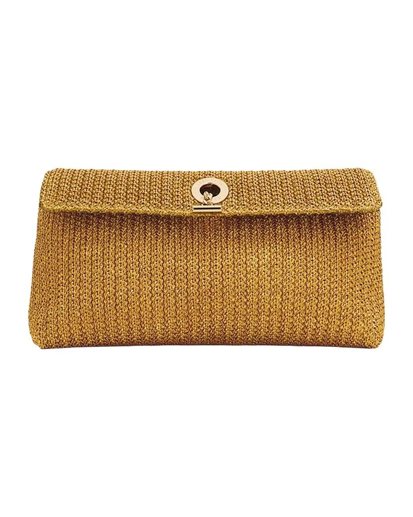 Veronica Beard Anchor Raffia Clutch | Image 1 Veronica Beard Anchor Raffia Clutch | Image 1