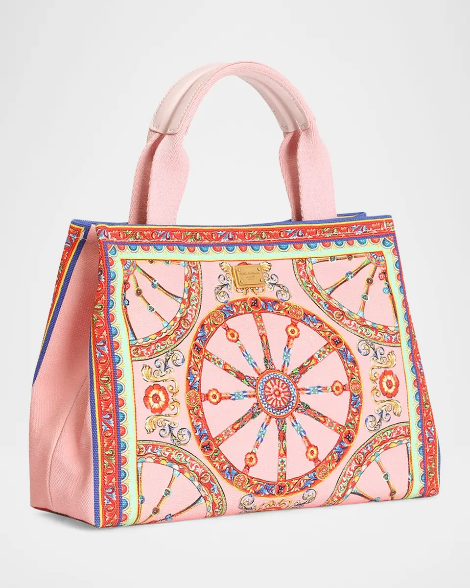 Dolce & Gabbana Kid's Carretto-Print Tote Bag | Thumbnail 2 Dolce & Gabbana Kid's Carretto-Print Tote Bag | Thumbnail 2