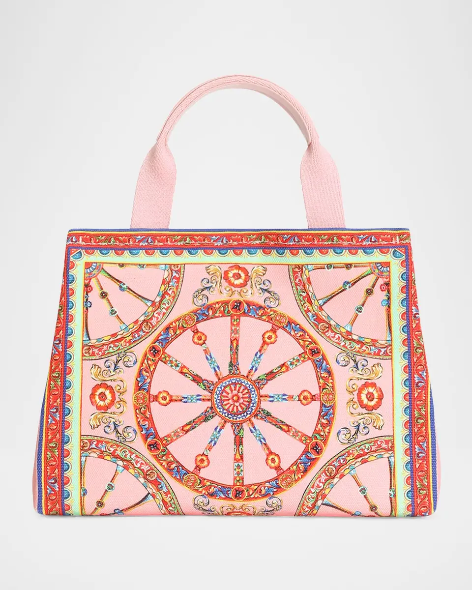 Dolce & Gabbana Kid's Carretto-Print Tote Bag | Thumbnail 4 Dolce & Gabbana Kid's Carretto-Print Tote Bag | Thumbnail 4