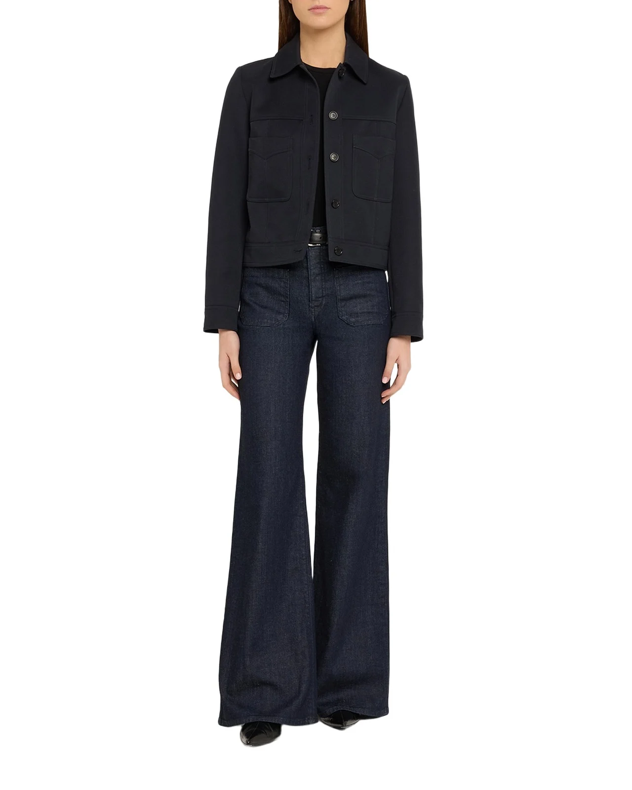 Susannah Virgin Wool Cropped Jacket