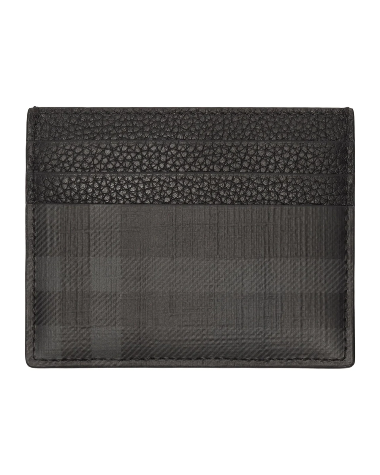 Burberry Men's City Check Coated Canvas Card Case