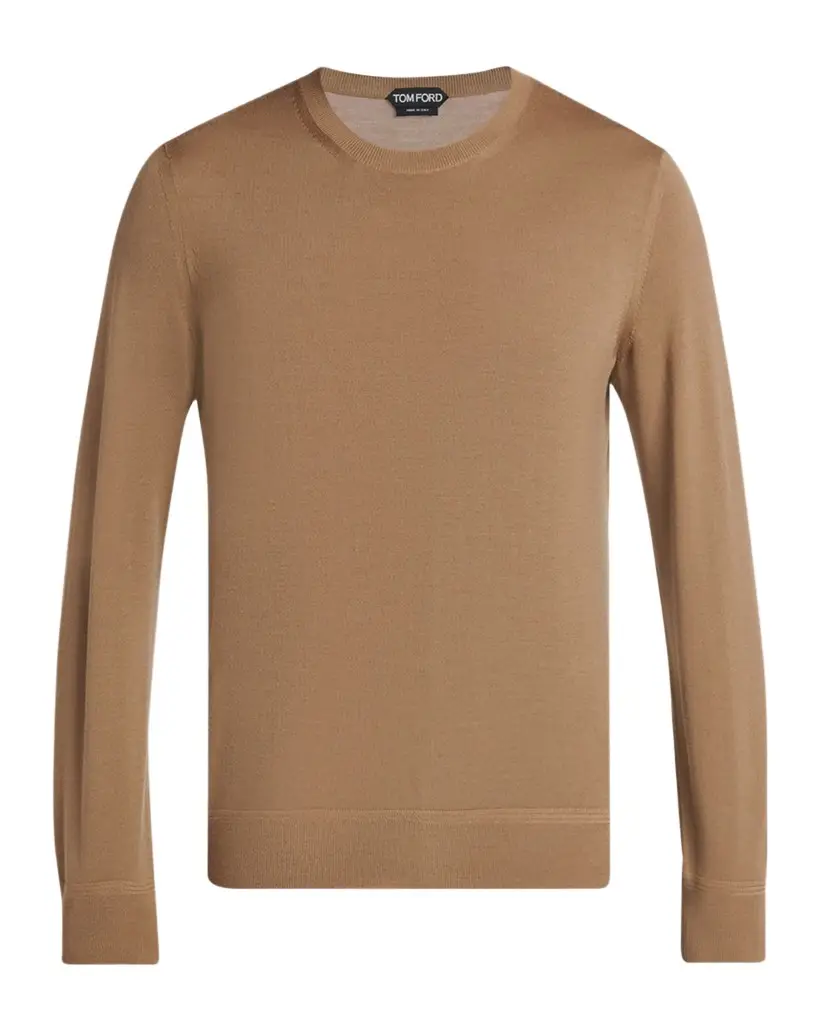 Tom Ford Men's Lyocell and Cotton Long-Sleeve T-Shirt | Image 1 Tom Ford Men's Lyocell and Cotton Long-Sleeve T-Shirt | Image 1