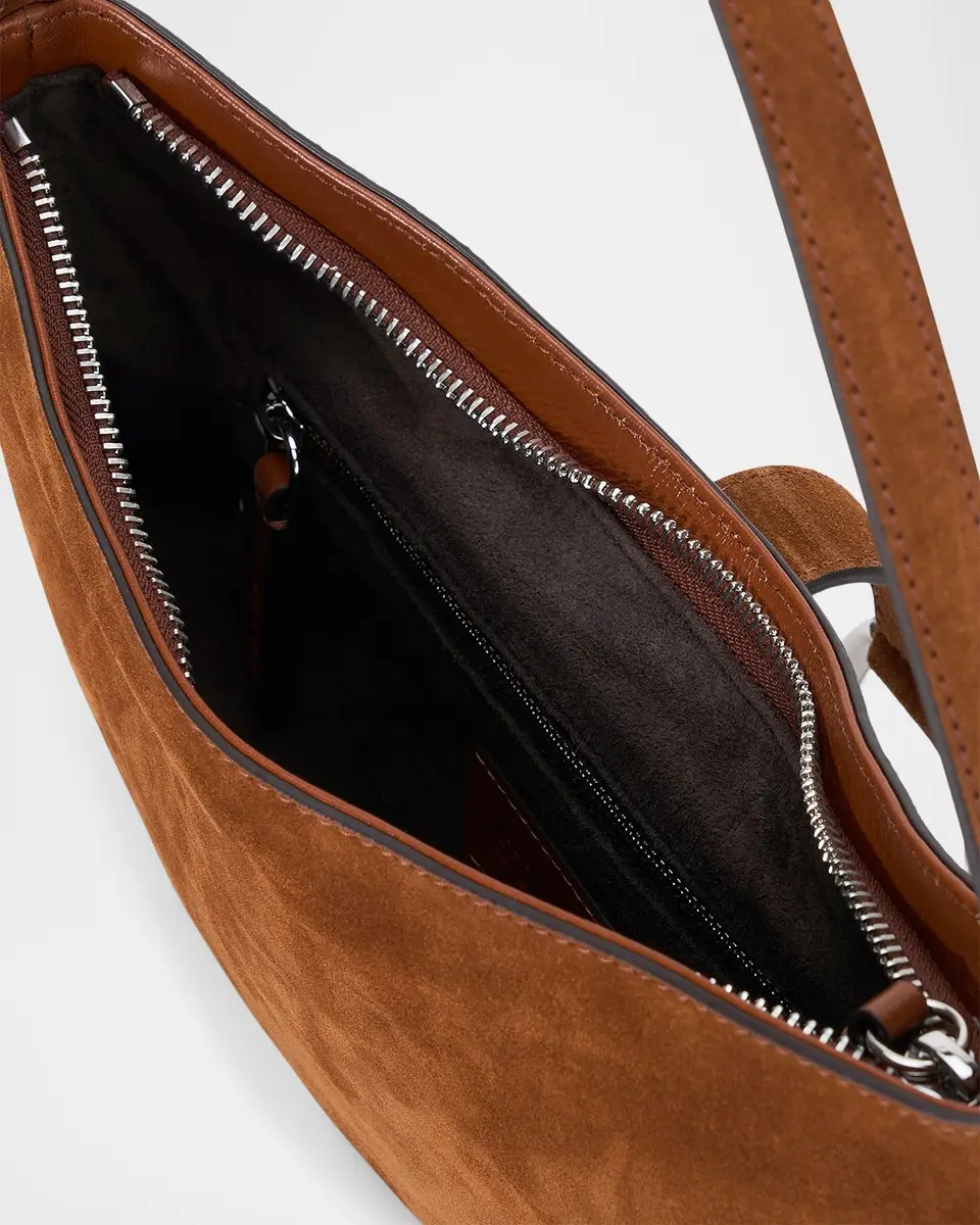 Staud Harlow Suede Shoulder Bag | Thumbnail 3 Staud Harlow Suede Shoulder Bag | Thumbnail 3