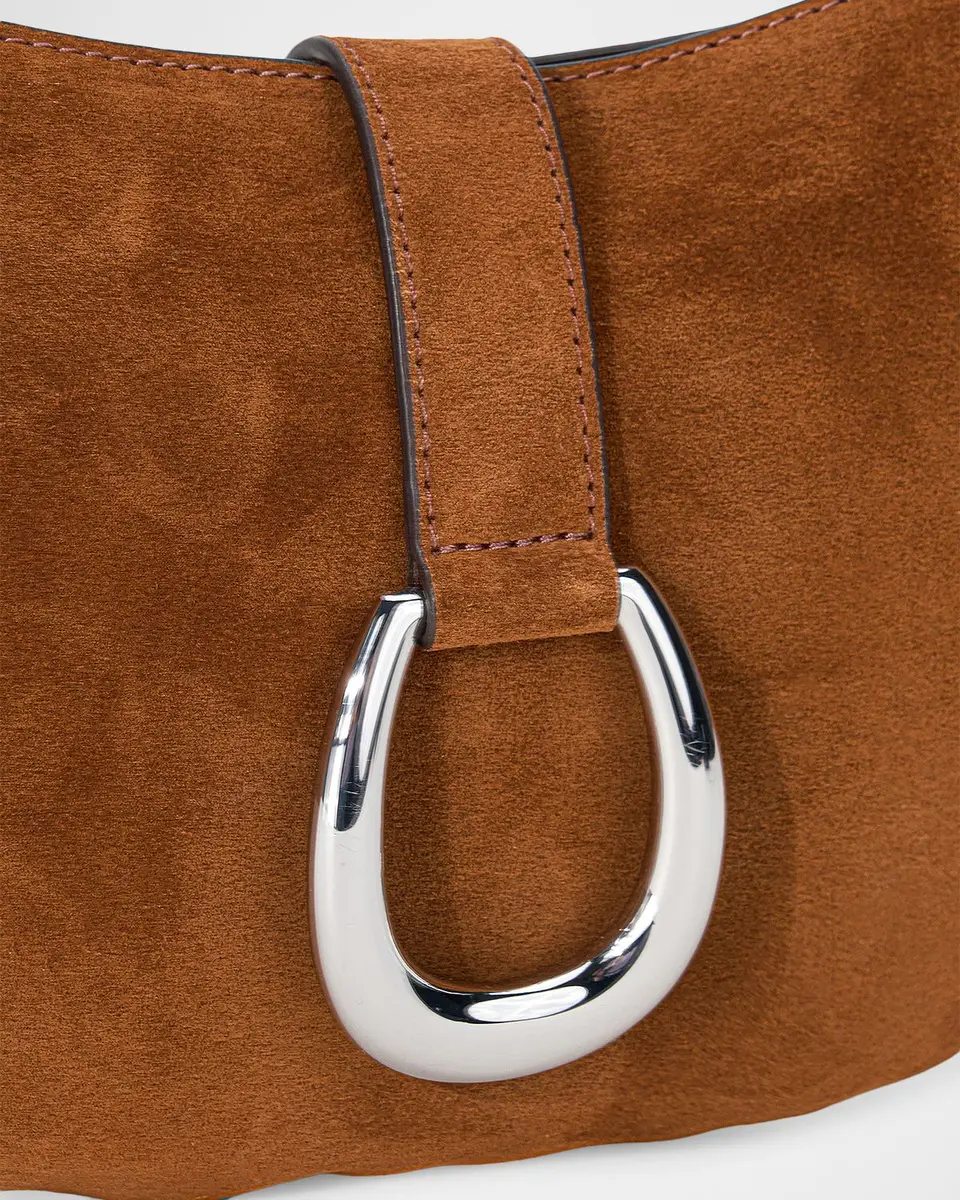 Staud Harlow Suede Shoulder Bag | Thumbnail 4 Staud Harlow Suede Shoulder Bag | Thumbnail 4