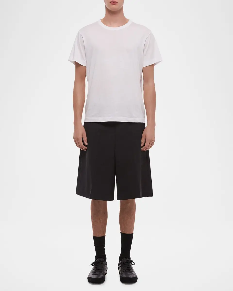 Helmut Lang Men's Wardrobe Solid Cotton Crewneck T-Shirt | Thumbnail 2 Helmut Lang Men's Wardrobe Solid Cotton Crewneck T-Shirt | Thumbnail 2