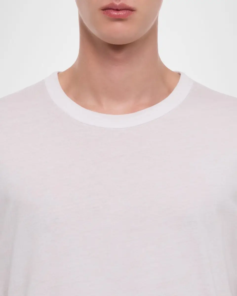 Helmut Lang Men's Wardrobe Solid Cotton Crewneck T-Shirt | Thumbnail 5 Helmut Lang Men's Wardrobe Solid Cotton Crewneck T-Shirt | Thumbnail 5