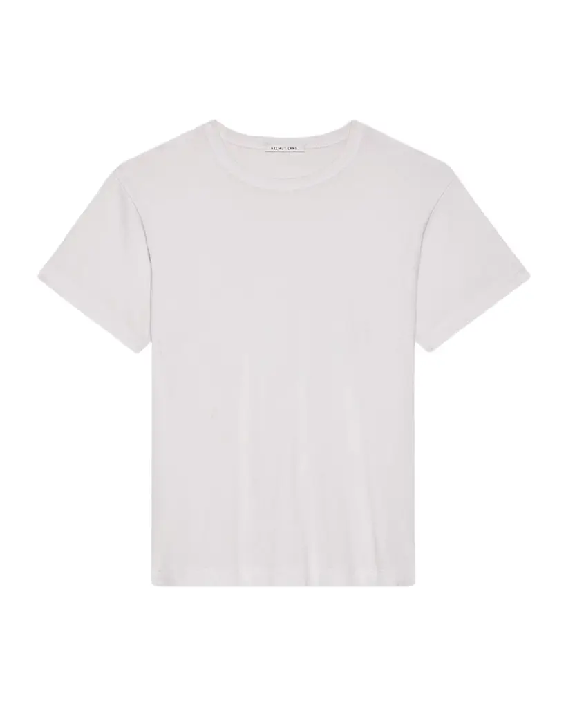 Helmut Lang Men's Wardrobe Solid Cotton Crewneck T-Shirt | Image 1 Helmut Lang Men's Wardrobe Solid Cotton Crewneck T-Shirt | Image 1