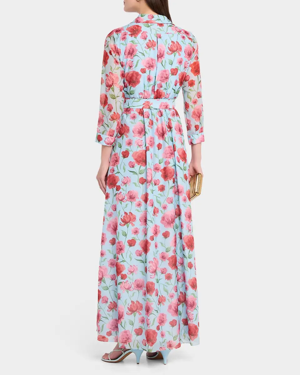 SACHIN & BABI Addison Embellished Floral Organza Shirt Gown | Thumbnail 3 SACHIN & BABI Addison Embellished Floral Organza Shirt Gown | Thumbnail 3