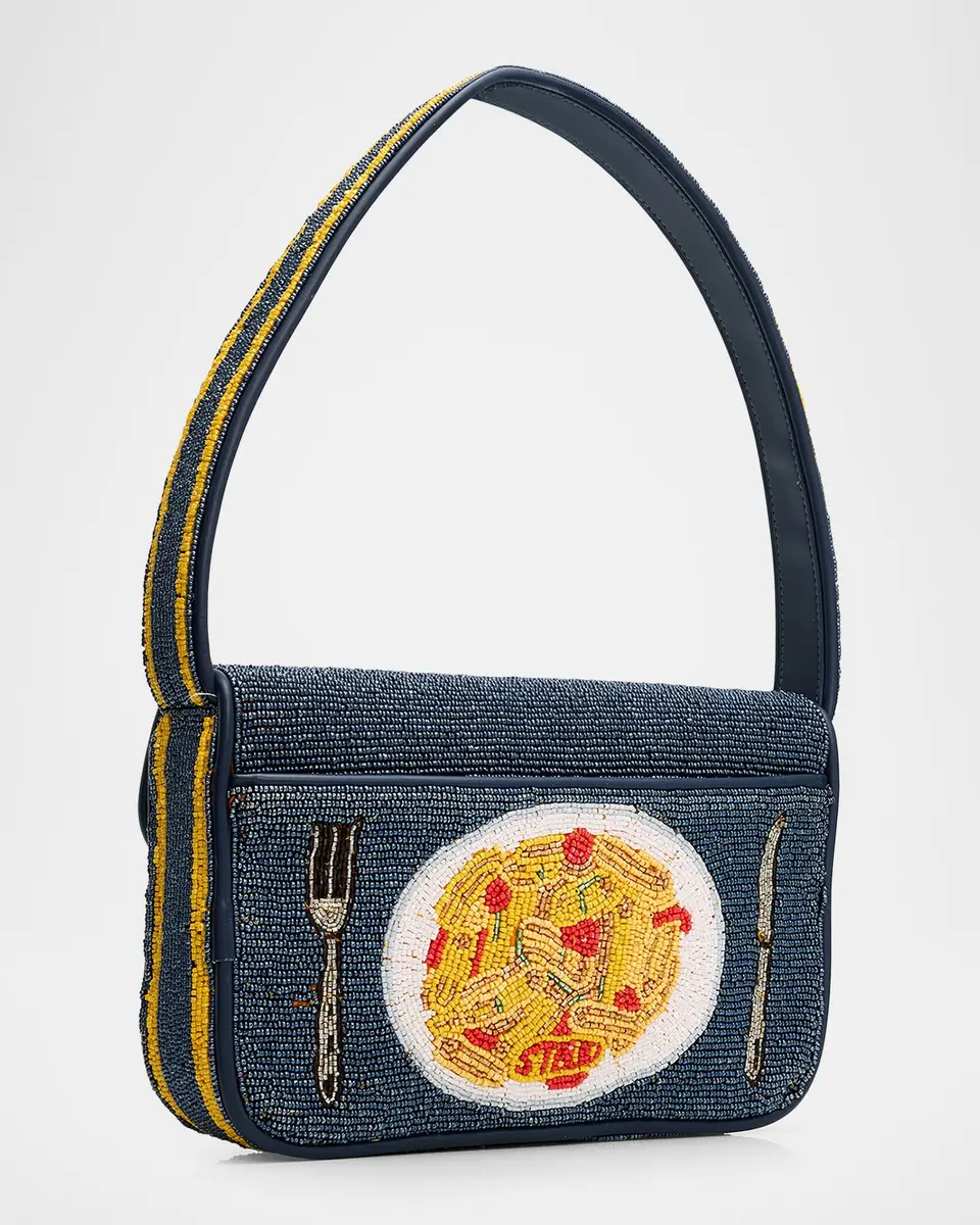 Staud Tommy Beaded Shoulder Bag | Thumbnail 8 Staud Tommy Beaded Shoulder Bag | Thumbnail 8