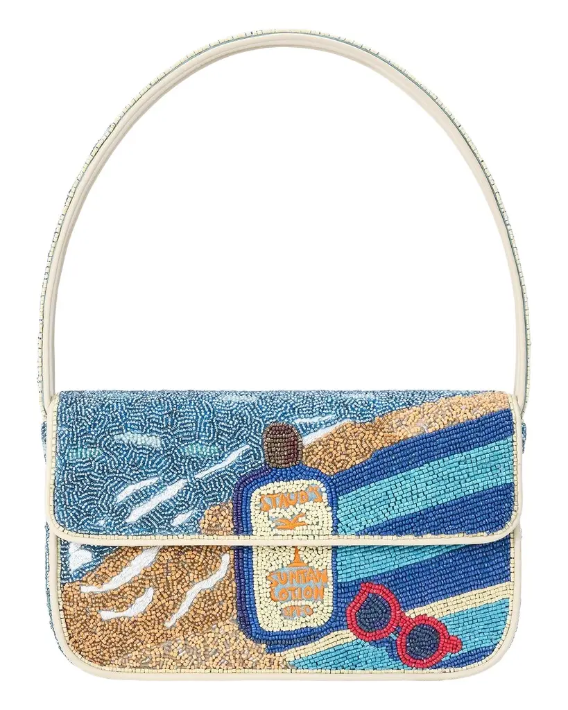Staud Tommy Beaded Shoulder Bag | Image 1 Staud Tommy Beaded Shoulder Bag | Image 1