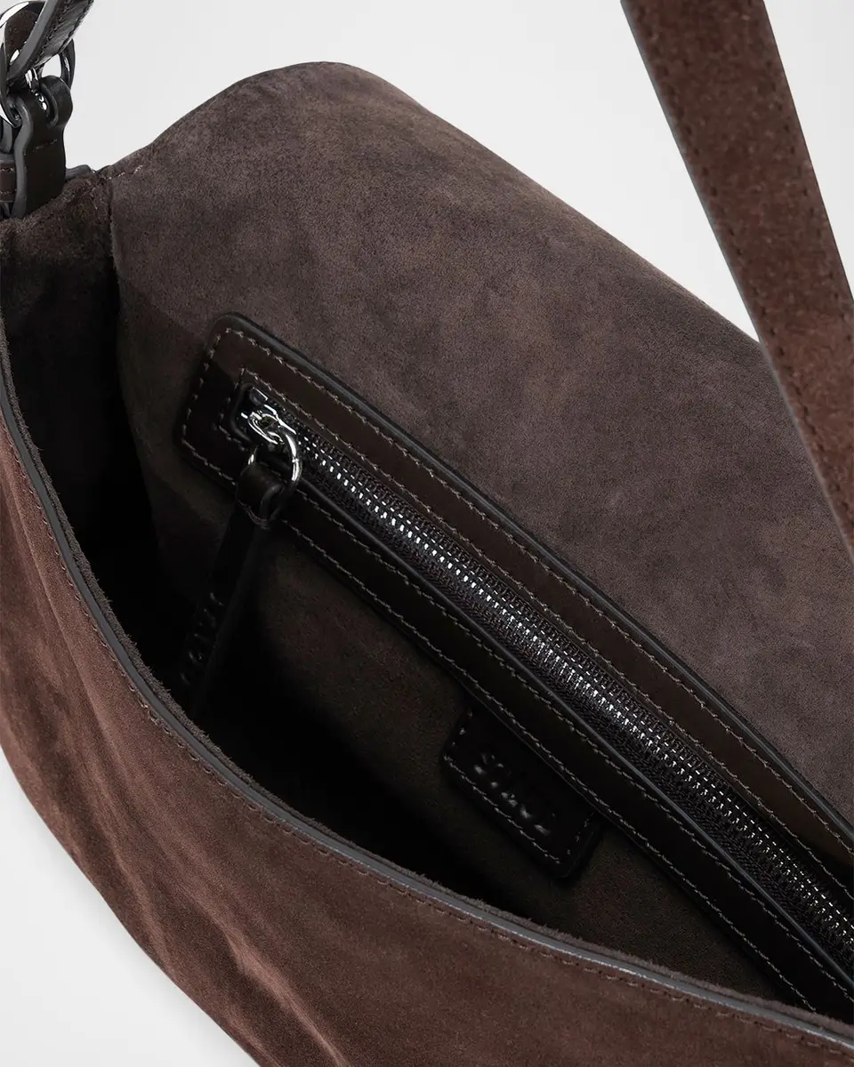 Staud Harlow Suede Shoulder Bag | Thumbnail 3 Staud Harlow Suede Shoulder Bag | Thumbnail 3