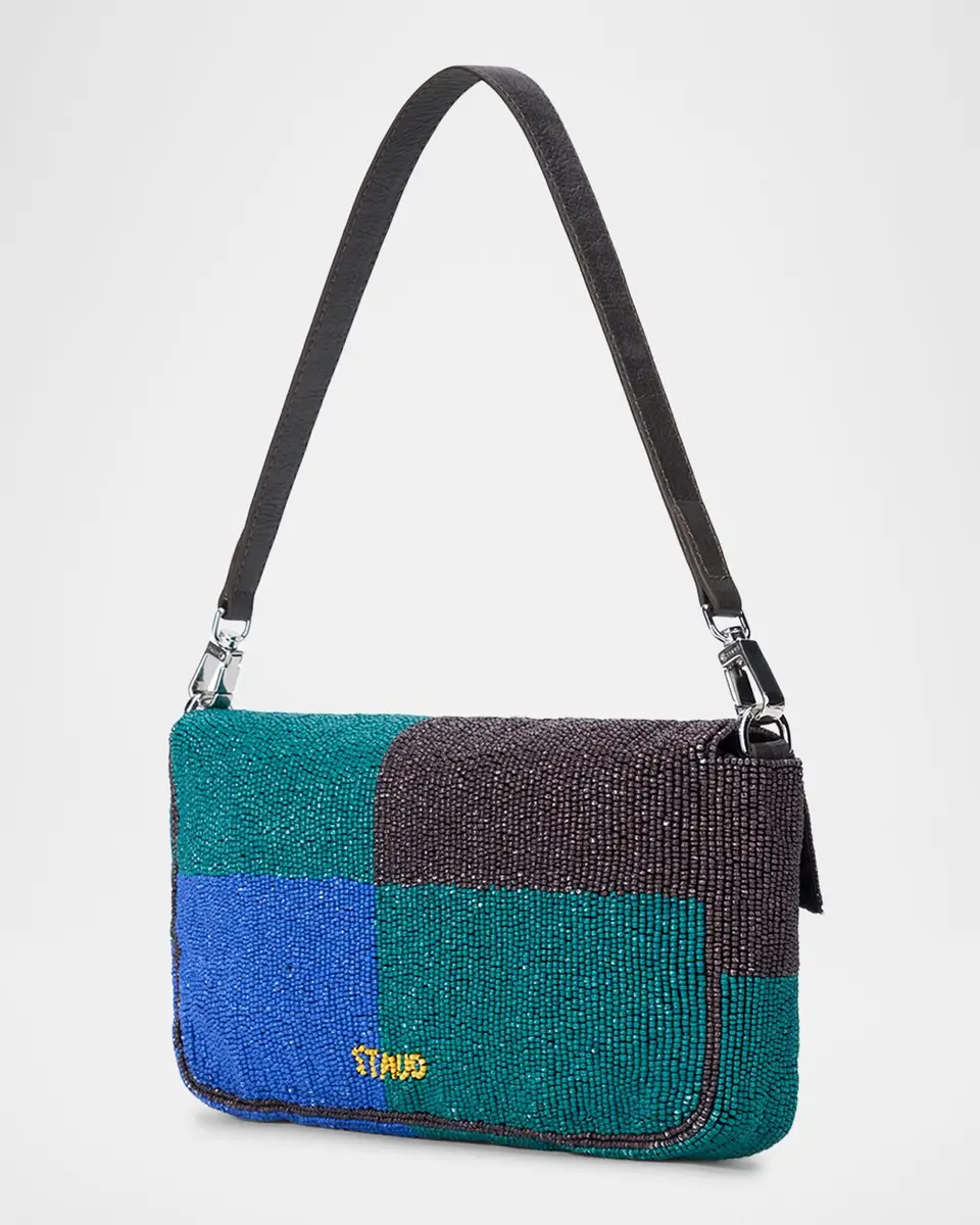 Staud Timmy Seashell Beaded Shoulder Bag | Thumbnail 2 Staud Timmy Seashell Beaded Shoulder Bag | Thumbnail 2