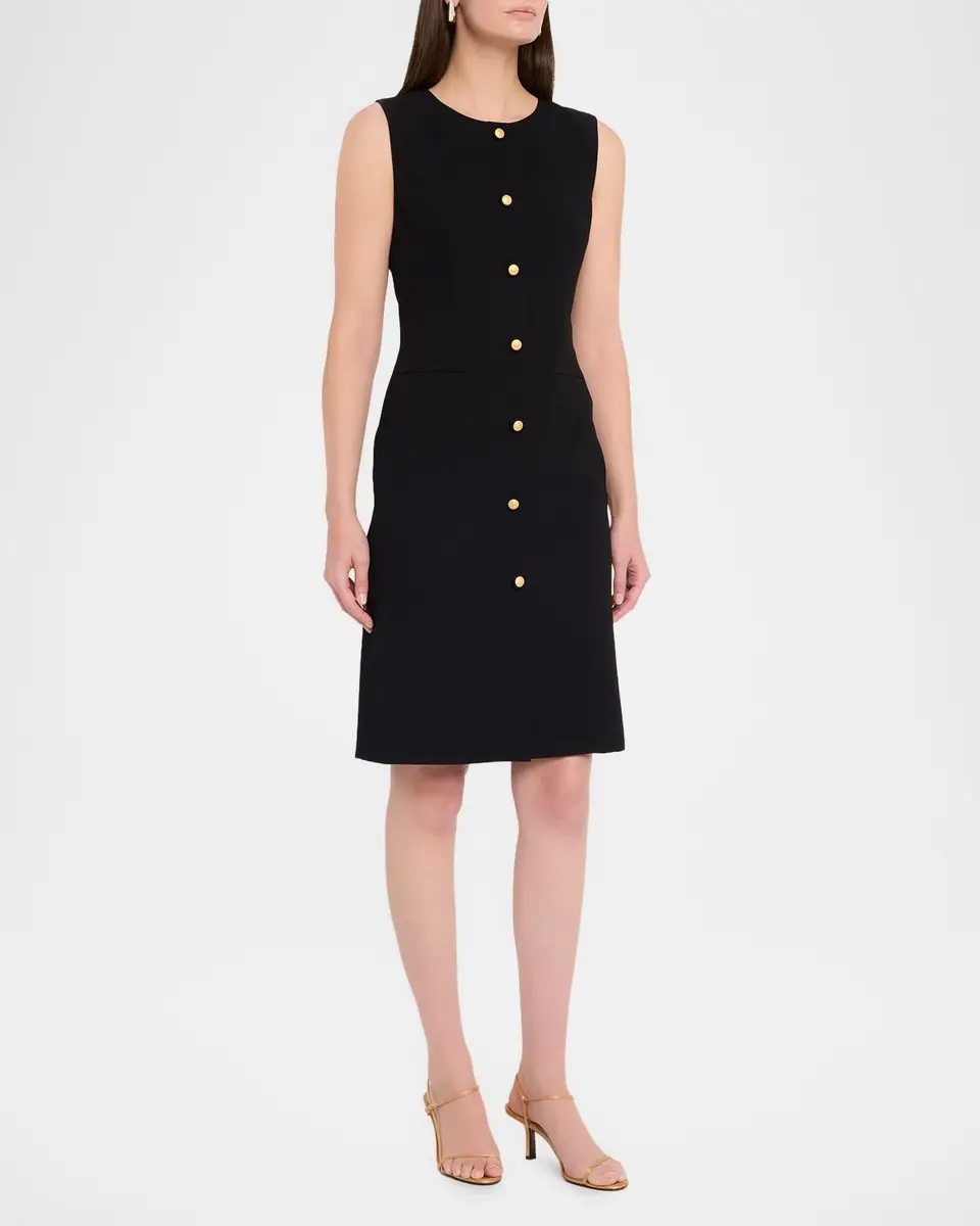 Kobi Halperin Briel Sleeveless Button-Front Dress | Thumbnail 4 Kobi Halperin Briel Sleeveless Button-Front Dress | Thumbnail 4
