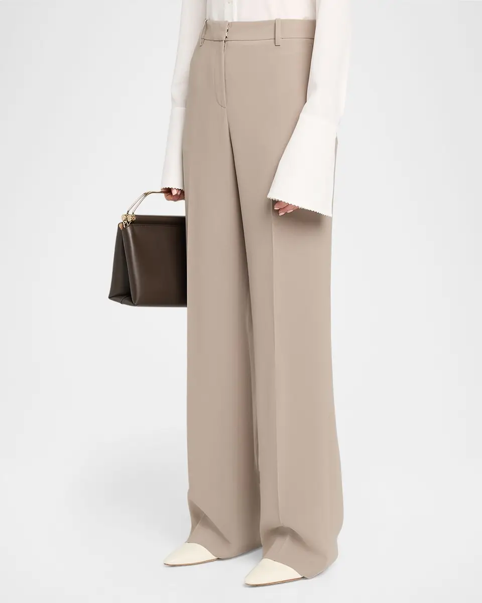 Lafayette 148 New York Gates Straight-Leg Crepe Pants | Thumbnail 4 Lafayette 148 New York Gates Straight-Leg Crepe Pants | Thumbnail 4