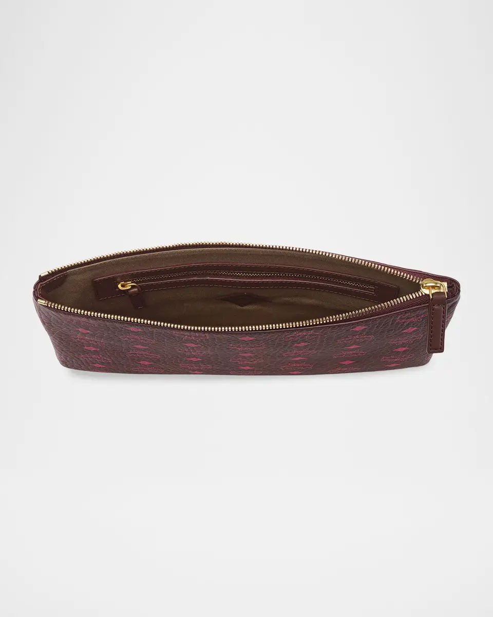 MCM Medium Aren Visetos Flat Crossbody Pouch Bag | Thumbnail 3 MCM Medium Aren Visetos Flat Crossbody Pouch Bag | Thumbnail 3