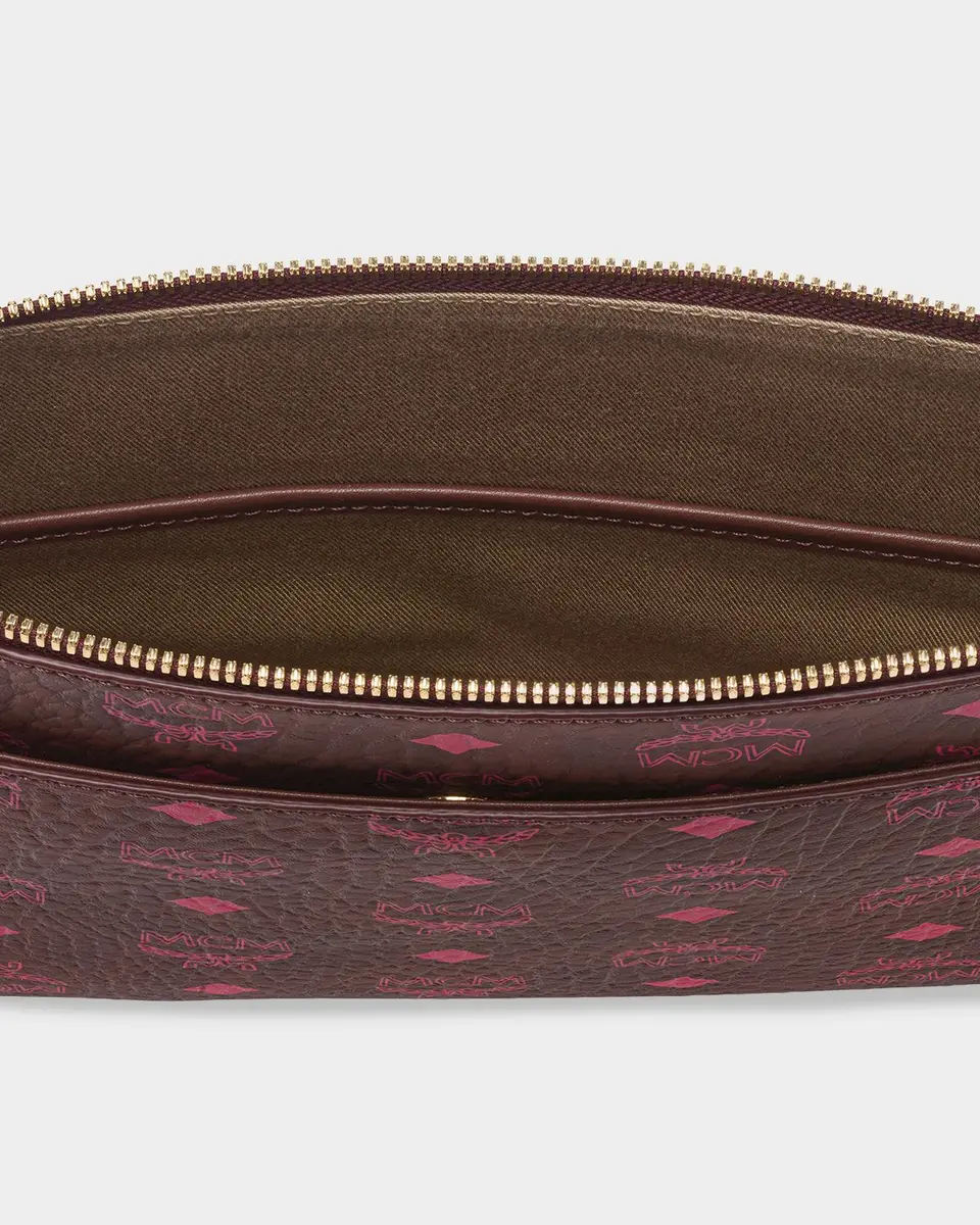 MCM Medium Aren Visetos Flat Crossbody Pouch Bag | Thumbnail 6 MCM Medium Aren Visetos Flat Crossbody Pouch Bag | Thumbnail 6