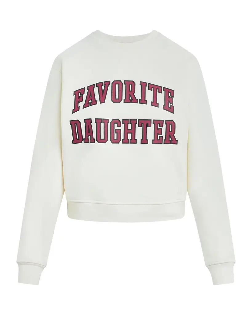 Favorite Daughter The Collegiate Logo Sweatshirt | Image 1 Favorite Daughter The Collegiate Logo Sweatshirt | Image 1