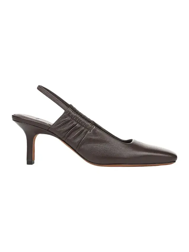 65mm Venice Leather Slingback Pumps