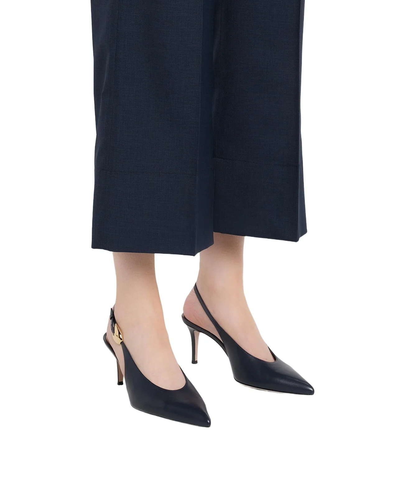 70mm Nappa Leather Slingback Pumps 70mm Nappa Leather Slingback Pumps
